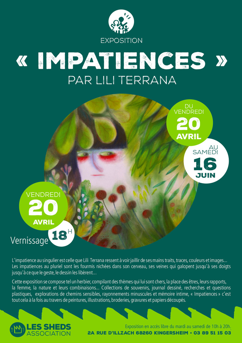 Affiche « Impatiences » par Lili Terrana
