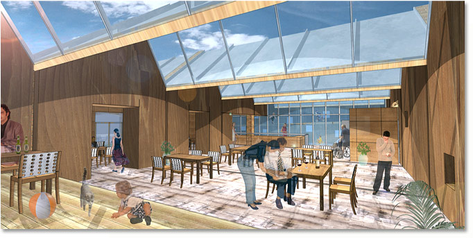 Projet les sheds ambiance intérieure