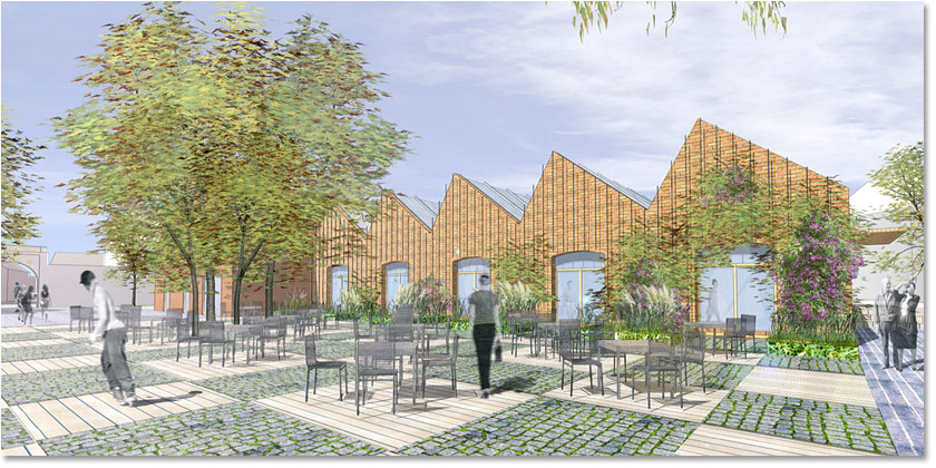 Projet les sheds cour TIVAL