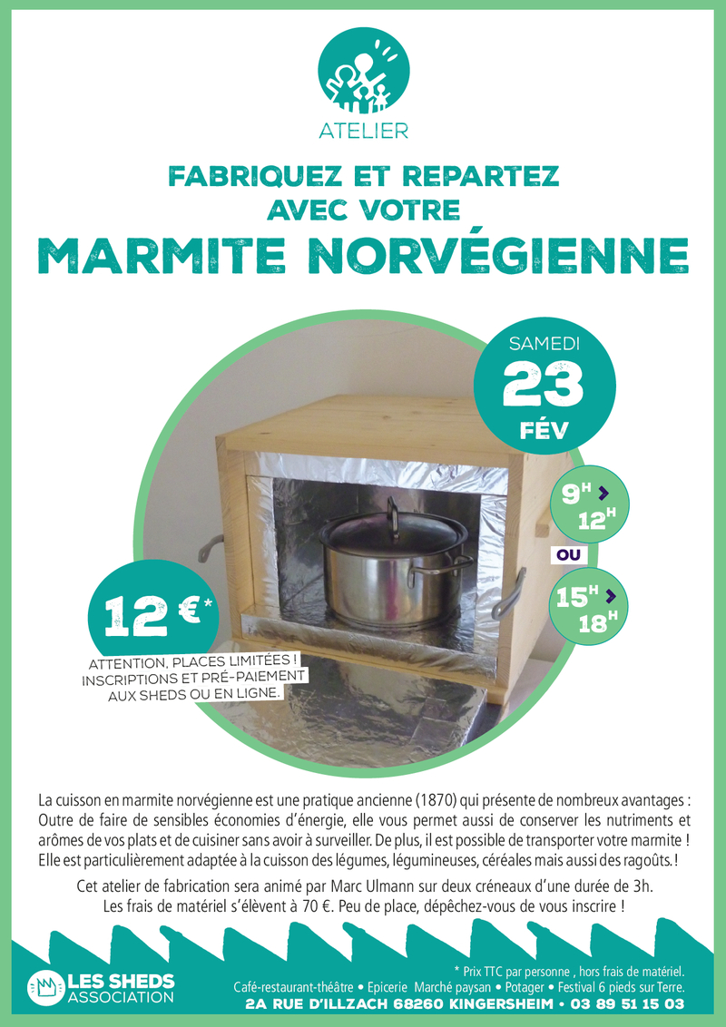 Affiche Atelier marmite norvégienne