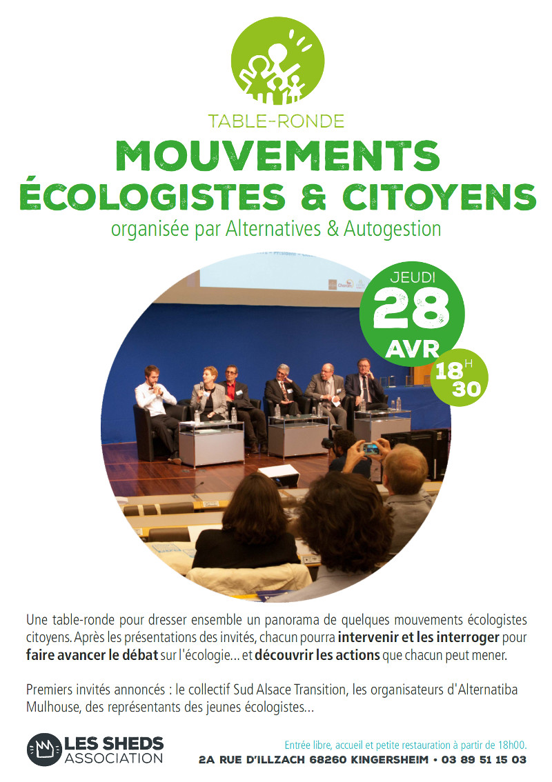 Affiche Mouvements écologistes et citoyens