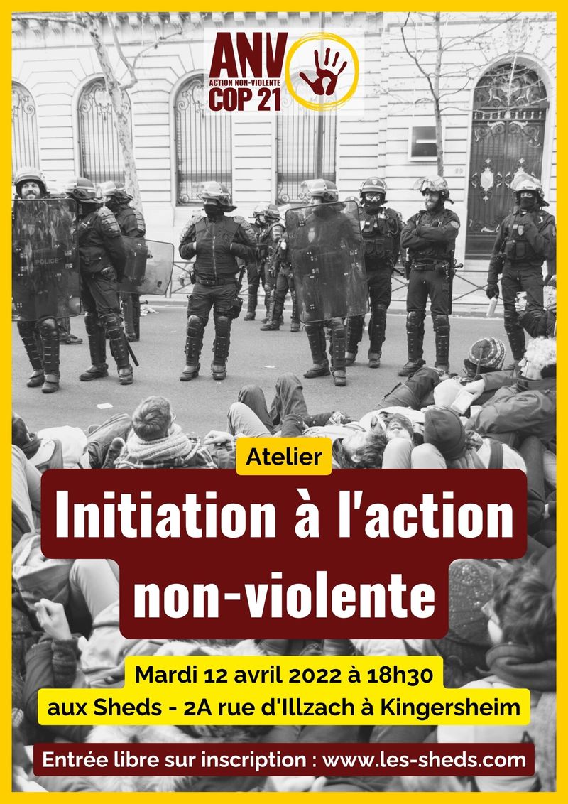 Affiche Initiation à l'action non-violente
