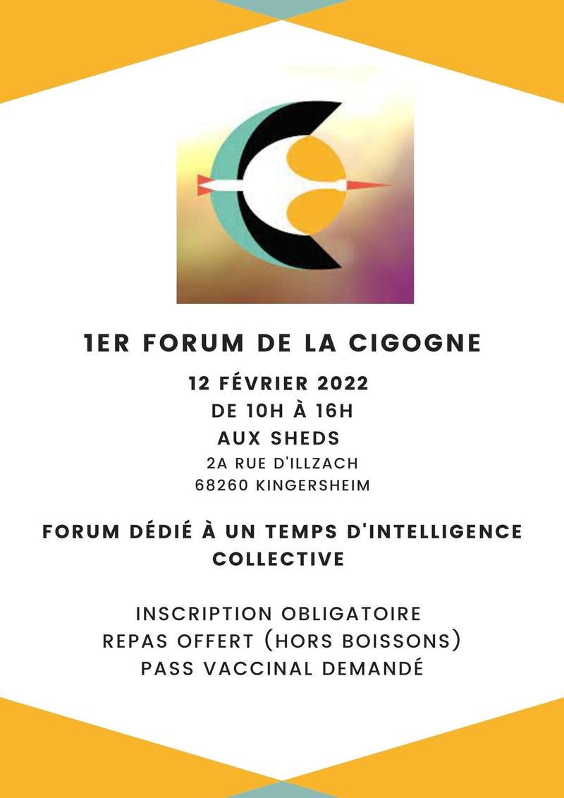 Affiche Forum de La Cigogne, monnaie locale