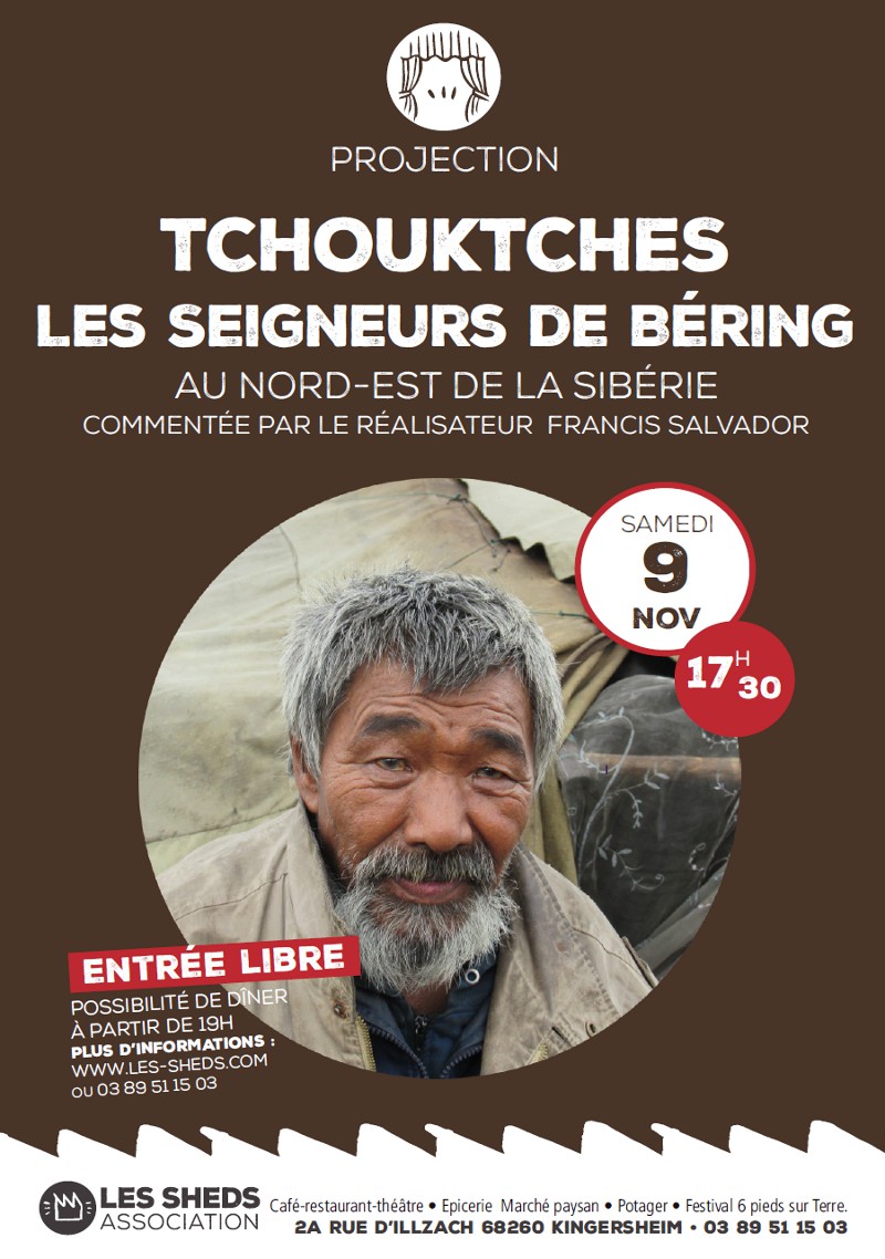 Affiche « Tchouktches, les seigneurs de Béring » par Francis Salvador