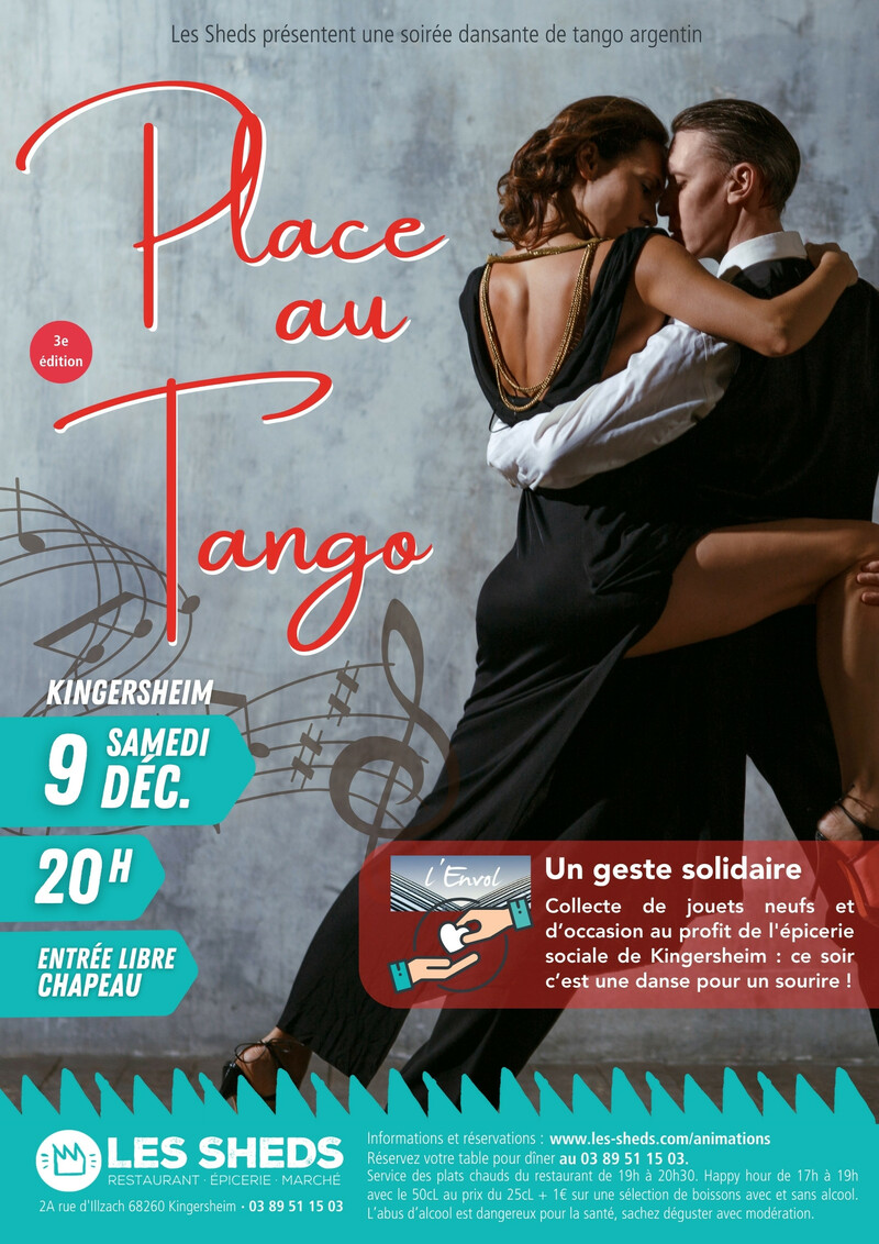 Affiche Place au Tango ! - 3e édition