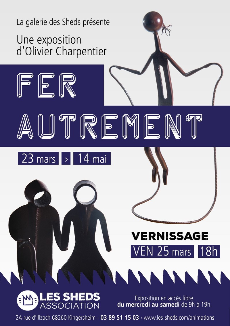 Affiche "Fer autrement" par Olivier Charpentier